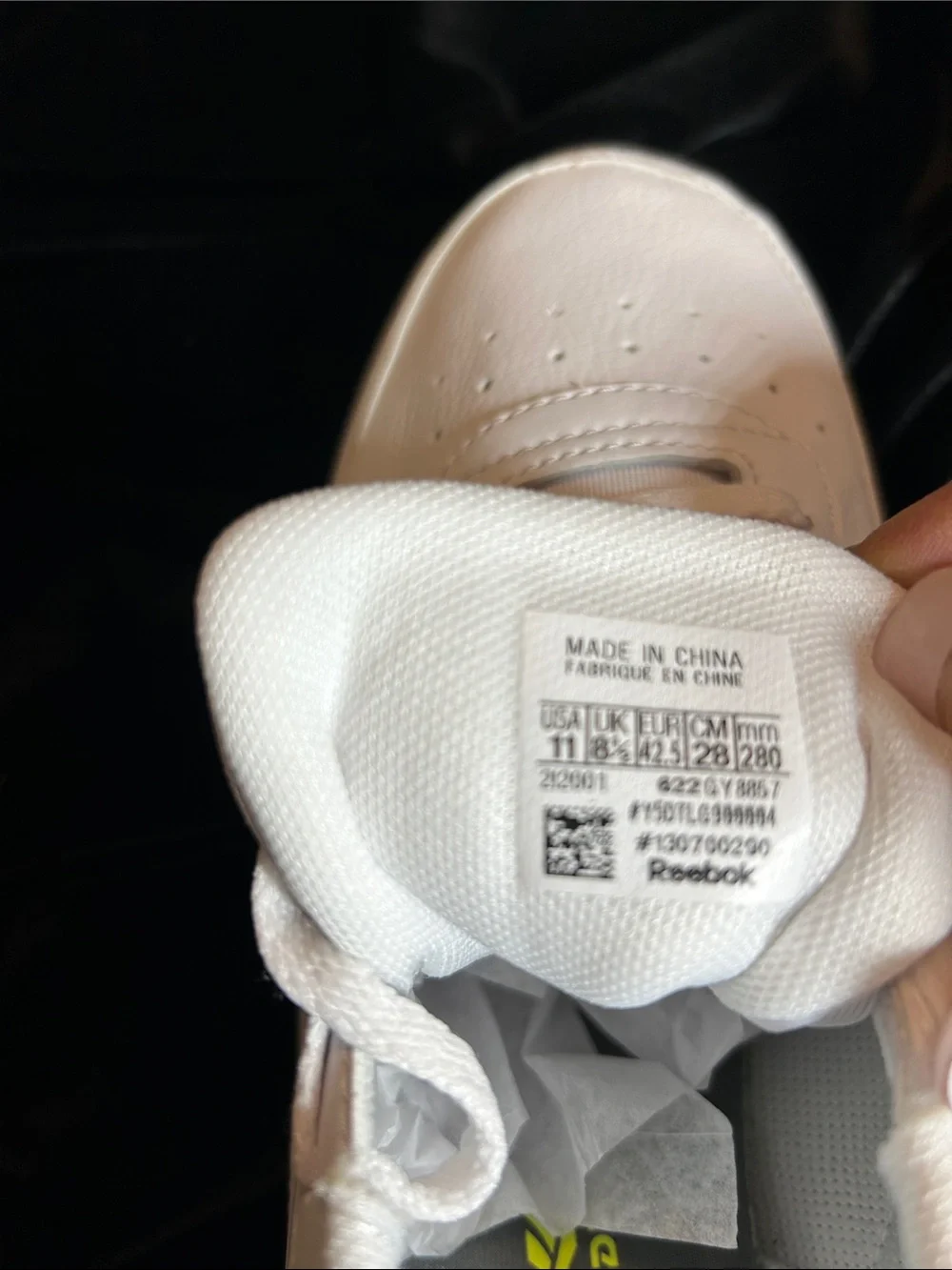 Reebok nwob tennis